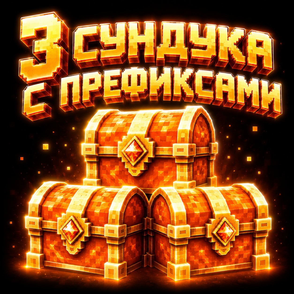 3 СУНДУКА С ПРЕФИКСАМИ