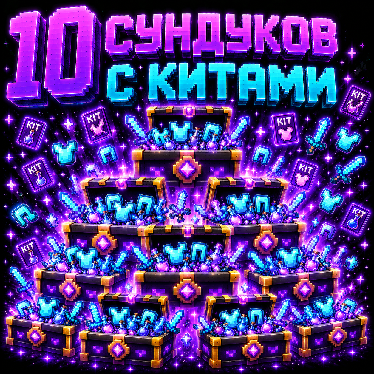 10 СУНДУКО С КИТAМИ